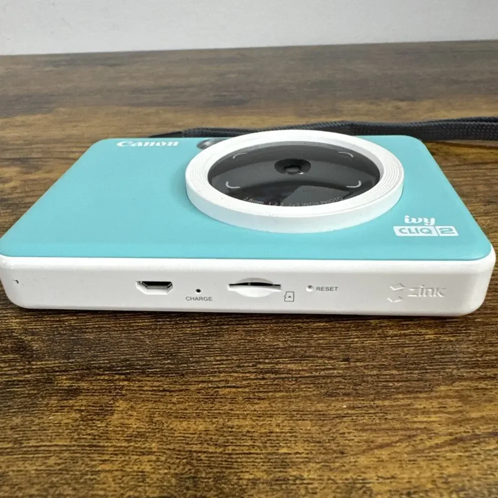 Canon Ivy CLIQ 2 Teal Instant Camera Printer CV-223